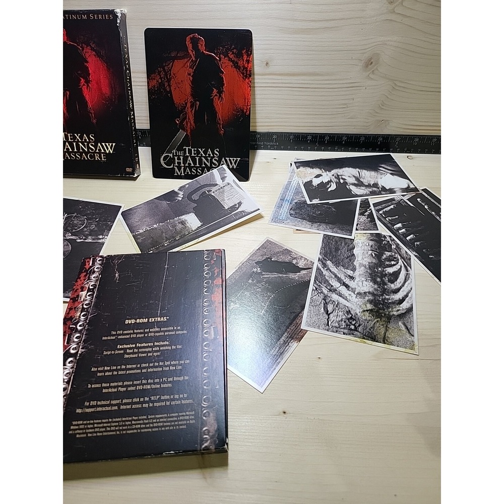 TEXAS CHAINSAW MASSACRE DVD CASE ART - NO FULL MOVIES - COVER ART